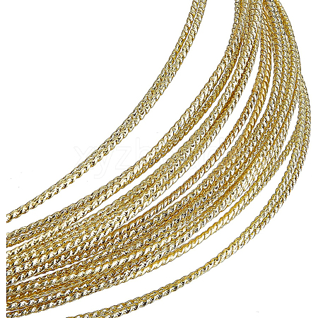 Textured Round Brass Wire CWIR-WH0009-05LG-1