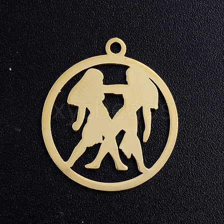 201 Stainless Steel Pendants STAS-S105-JN363-3-1