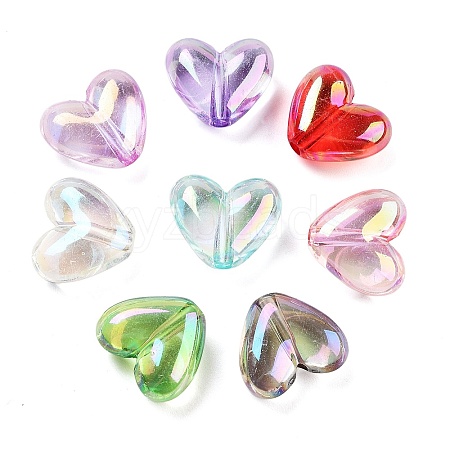 Transparent Acrylic Beads OACR-S136-06B-1