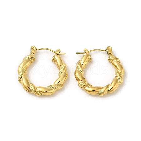 304 Stainless Steel Hoop Earrings for Women EJEW-B054-18G-01-1