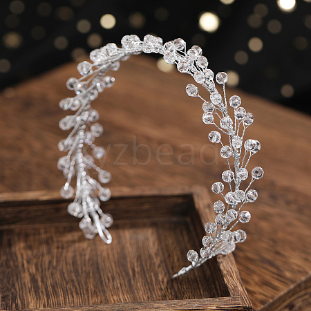 Pearl Crystal Soft Chain Hairband - Bridal Wedding Hair Accessories. ST5165790-1