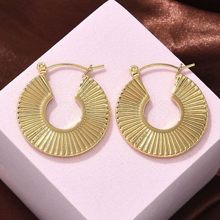 304 Stainless Steel Hoop Earrings for Women EJEW-L296-046G-1