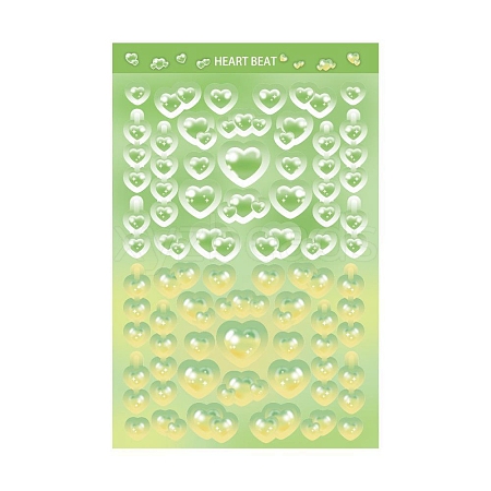 Heart Laser Stickers PW-WGF9131-03-1