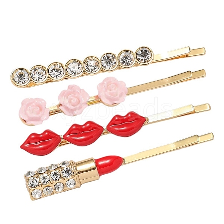 Zinc Alloy Hair Bobby Pins PW-WG48B07-01-1