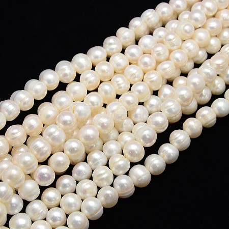 Grade A Natural Cultured Freshwater Pearl Beads Strands PEAR-L001-A-10-01-1