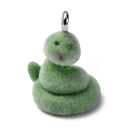 Flocky Animal Resin Pendants FIND-S001-03A-1