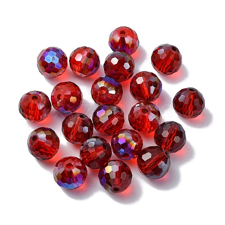 AB Color Plated Glass Beads EGLA-P059-02B-AB08-1