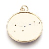 Brass Cubic Zirconia Pendants KK-O113-06C-02G-2