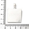 Tibetan Style Alloy Pendant Cabochon Settings TIBE-T003-20AS-RS-3