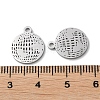 304 Stainless Steel Charms STAS-Q303-09P-3