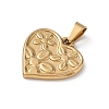 304 Stainless Steel Pendants SA-CBA34D4-01A-G-2