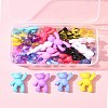 28Pcs 14 Colors Acrylic Pendants MACR-FS0001-84-8