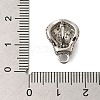 Rack Plating Brass Micro Pave Cubic Zirconia Pendants KK-M079-10P-3