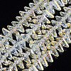 Electroplate Glass Beads Strands EGLA-S176-05A-B09-1