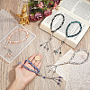 5Pcs 5 Colors Alloy Charm Bracelets BJEW-PH0004-68-3