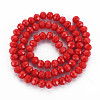 Opaque Solid Color Glass Beads Strands EGLA-A034-P2mm-D22-2