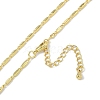 Rack Plating Brass Oval Link Chain Necklaces for Women NJEW-K382-16A-G-2