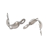 Tarnish Resistant Stainless Steel Bead Tips X-STAS-R061-01-1