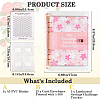 A5 PVC 100 Envelope Challenge Savings Binder AJEW-WH0471-112B-2