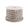 304 Stainless Steel Cuban Link Chains CHS-CJ0001-28P-1