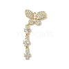Brass Micro Pave Cubic Zirconia Pendants KK-F905-09G-1