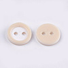 Resin Buttons BUTT-Q041-02G-3