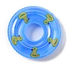 Duck Pattern Miniature Plastic Swim Ring Display Decorations MIMO-PW0003-114C-1