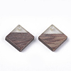 Resin & Walnut Wood Pendants RESI-S358-31C-2