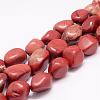 Natural Red Jasper Bead Strands G-K153-D29-1