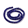 Electroplate Opaque Solid Color Glass Beads Strands EGLA-A044-P2mm-L07-2