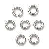 Tarnish Resistant 304 Stainless Steel Open Jump Rings X-STAS-Q186-02-3x0.6mm-1