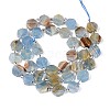 Natural Blue Calcite Beads Strands G-P534-A24-01-2