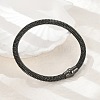 304 Stainless Steel Mesh Chain Bracelets for Women Men BJEW-Z087-19B-2