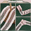 10 Yards Hot Stamping Polyester Satin Ribbons SRIB-WH0011-169A-4