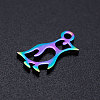 Ion Plating(IP) 201 Stainless Steel Charms STAS-Q201-JN221-2