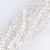 Electroplate Glass Beads Strands EGLA-F121-AB-A02-1