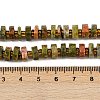 Natural Unakite Beads Strands G-F796-A07-01-5