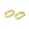 Brass Spring Gate Rings KK-B089-03B-G-2