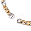 304 Stainless Steel Figaro Chain Bracelet Makings AJEW-JB01285-2