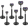 316L Surgical Stainless Steel Pave Colorful Cubic Zirconia Flat Round Internally Threaded Labrets FS-WG7B90D-08-1