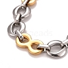Vacuum Plating 304 Stainless Steel Infinity Link Chains Necklace STAS-E160-14GP-3