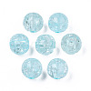 Transparent Crackle Acrylic Beads MACR-S373-66-N07-2