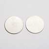 201 Stainless Steel Stamping Blank Tag Cabochons STAS-E147-90P-C-1