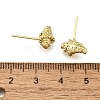 Brass Stud Earrings EJEW-H157-01G-02-5