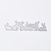 Bunny Carbon Steel Cutting Dies Stencils DIY-L024-06-1