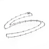 304 Stainless Steel Cable Chain Necklaces NJEW-JN02352-1