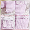 18 Pairs 9 Colors Cloth Doll Lace Short Socks AJEW-GO0001-92-4