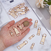 18Pcs 3 Styles Alloy Zipper Pull Tabs FIND-CY0001-83LG-3