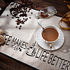 Coffee Theme Cotton and Linen Cup Mats AJEW-WH0201-013-6