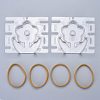 Flower Plastic Candle Molds LS-DIY-I035-12-1